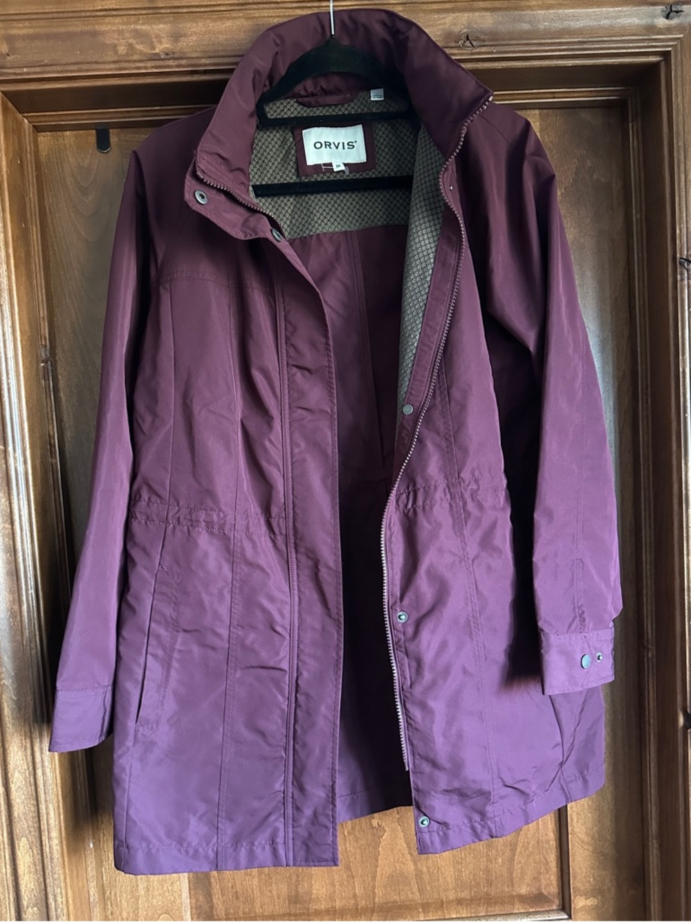 Orvis Women's Deep Plum Trench Jacket